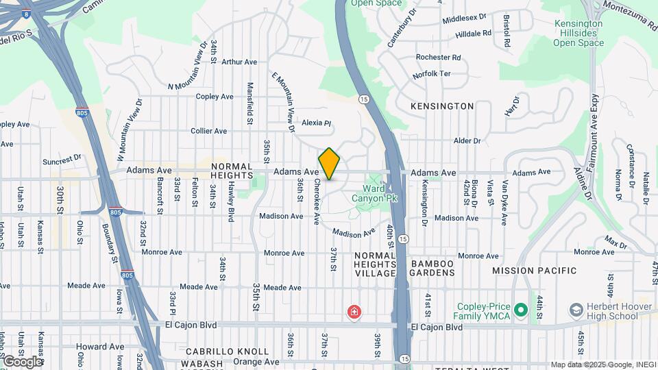 4652 E Mountain View Dr Map and Location Details