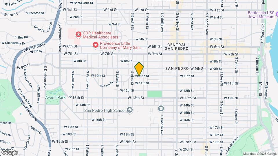 957 W 10th St Map and Location Details