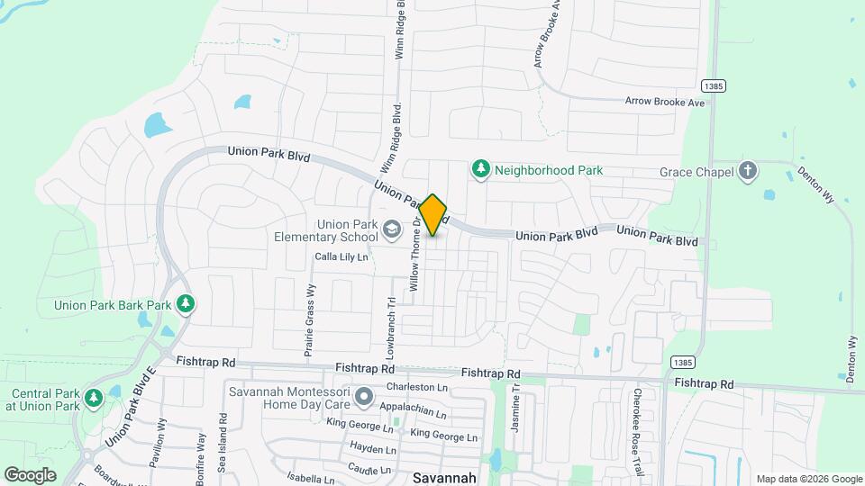 7304 Elm Grove Ln Map and Location Details