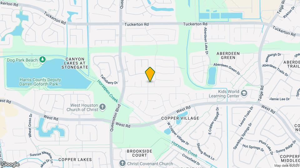 9206 Birch Springs Dr Mapa y Detalles de la Ubicación