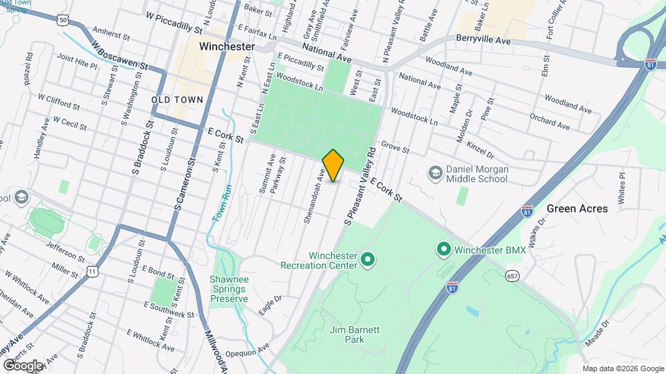 229 Opequon Ave Map and Location Details