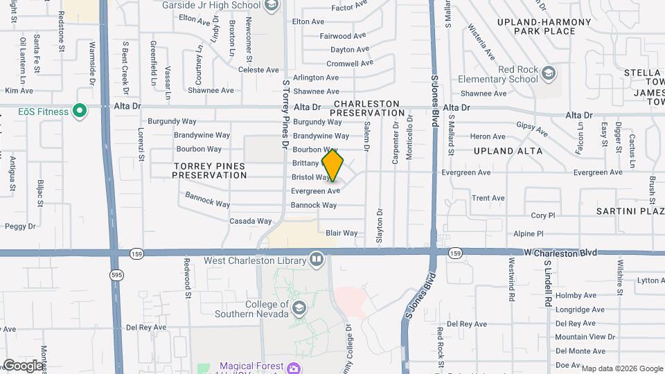 6244 Evergreen Ave Map and Location Details