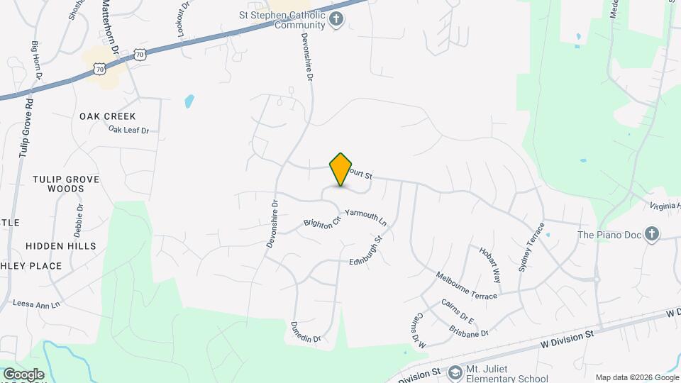 423 Brownstone St Map and Location Details