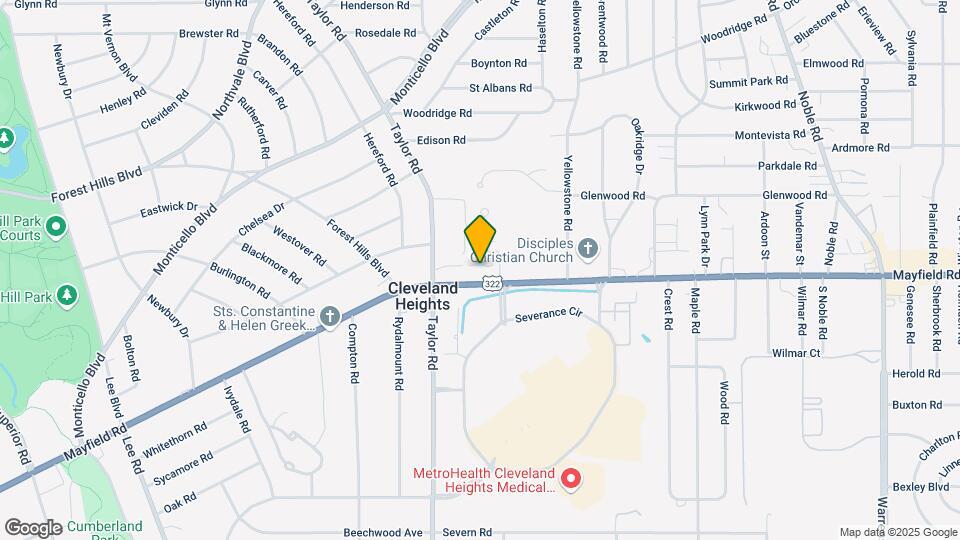 3475 Mayfield Rd Map and Location Details
