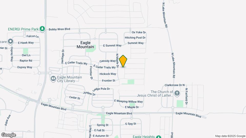 4383 N Morgan Way Map and Location Details