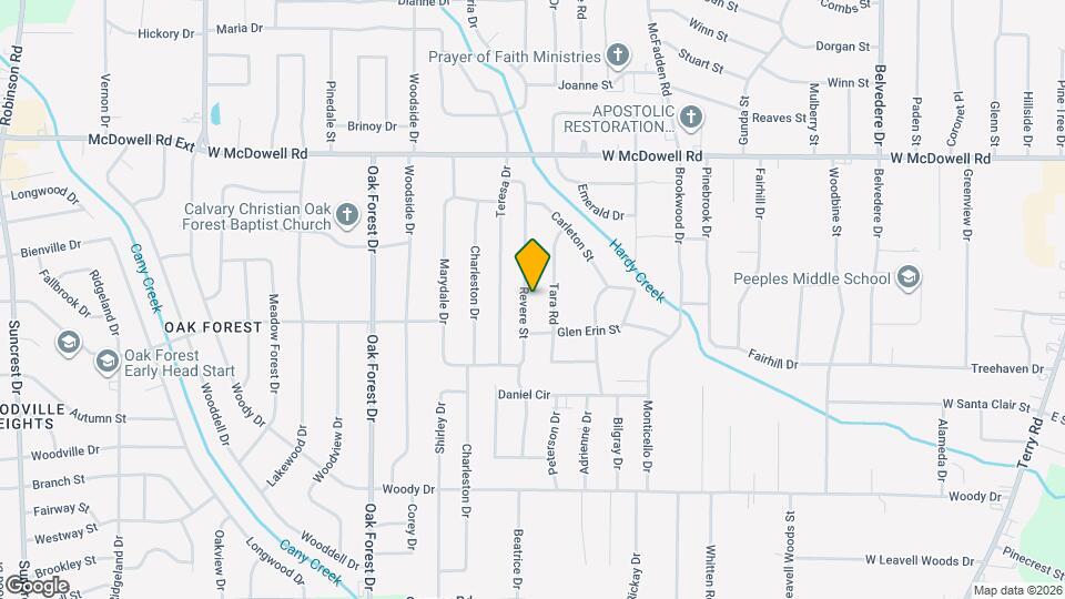 2854 Revere St Map and Location Details