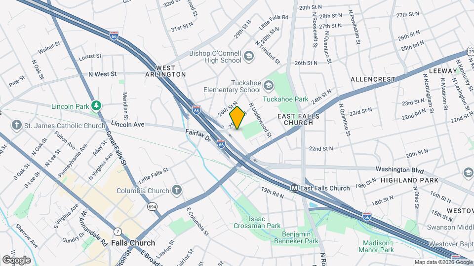 6857 Washington Blvd Map and Location Details