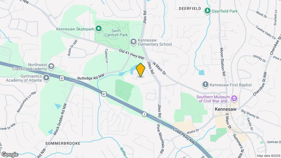 1060 Hillsborough Chase NW Map and Location Details