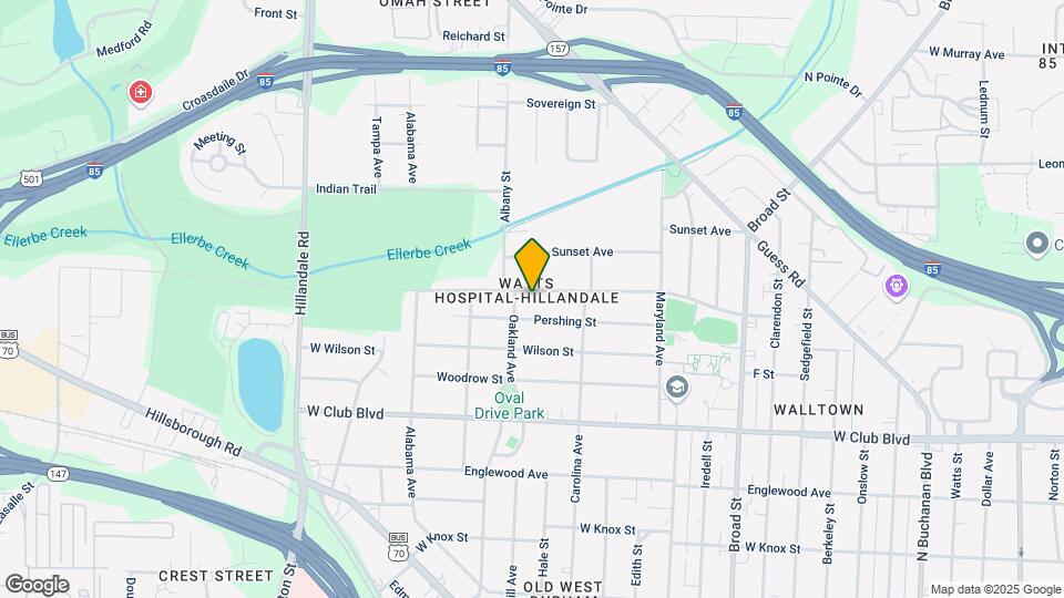 2123 Sprunt Ave Map and Location Details