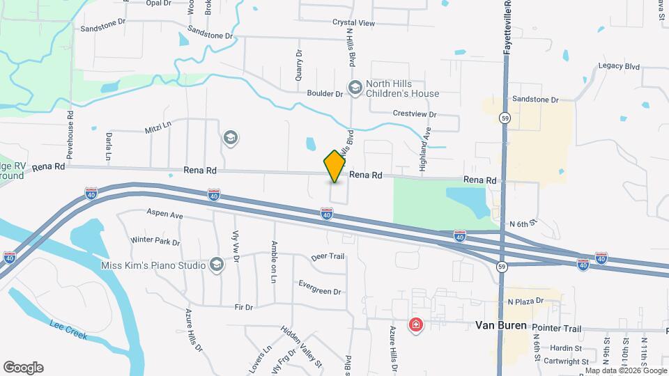 1916 Timber Oaks Ln Map and Location Details
