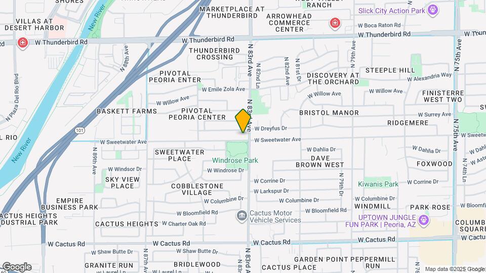 8316 W Sweetwater Ave Map and Location Details