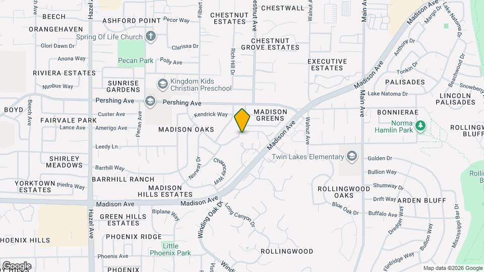 9166 Madison Green Ln Map and Location Details