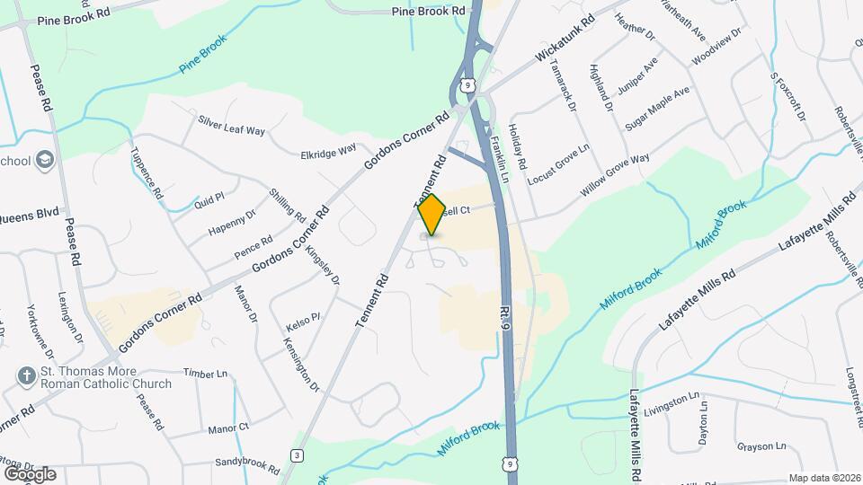 401 Hampton Ct Map and Location Details