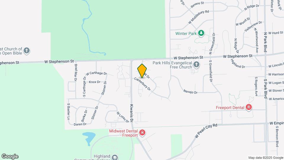 715 S Canterbury Dr, Unit 3 Map and Location Details