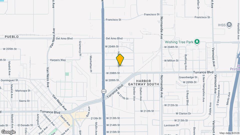 1574 W 207th St Map and Location Details