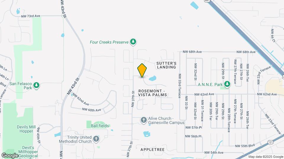 6416 NW 36th Ter Map and Location Details