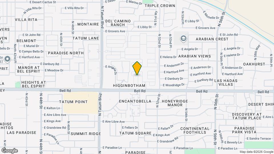 17144 N 50th Pl Mapa y Detalles de la Ubicación