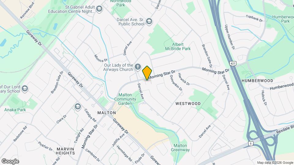 3600 Morning Star Dr Map and Location Details