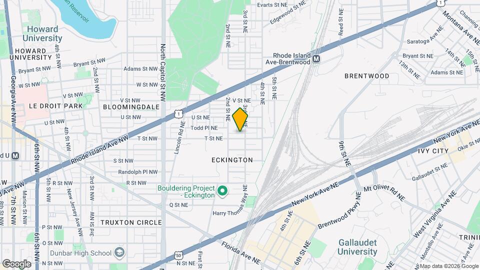 276 T St NE Map and Location Details