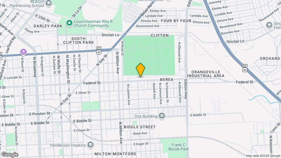 2708 Federal St Map and Location Details