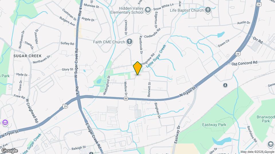 300 Burroughs St Map and Location Details