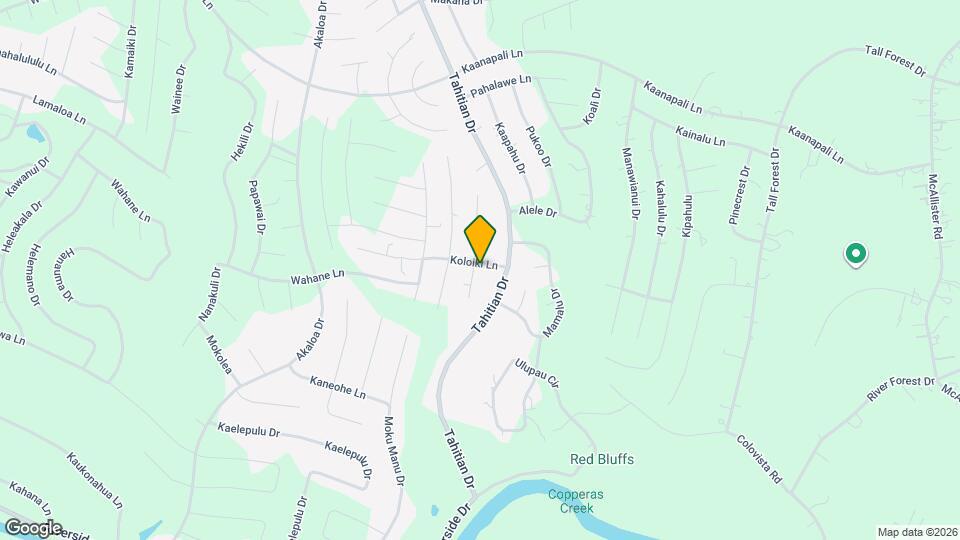 103 S Kanaio Dr Map and Location Details