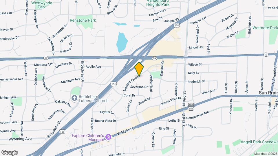 1201 Emerald Terrace-Unit -2 Map and Location Details