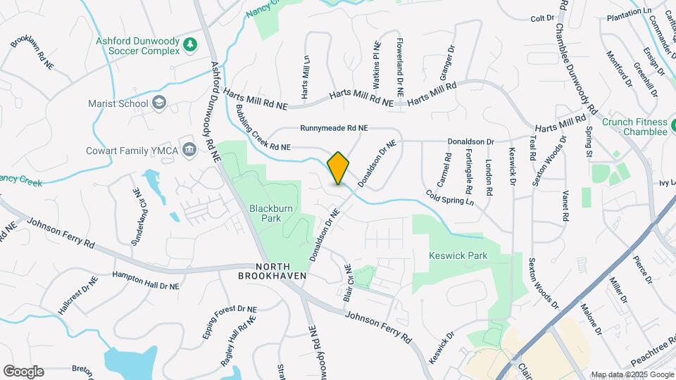 1578 Park Creek Ln NE Map and Location Details