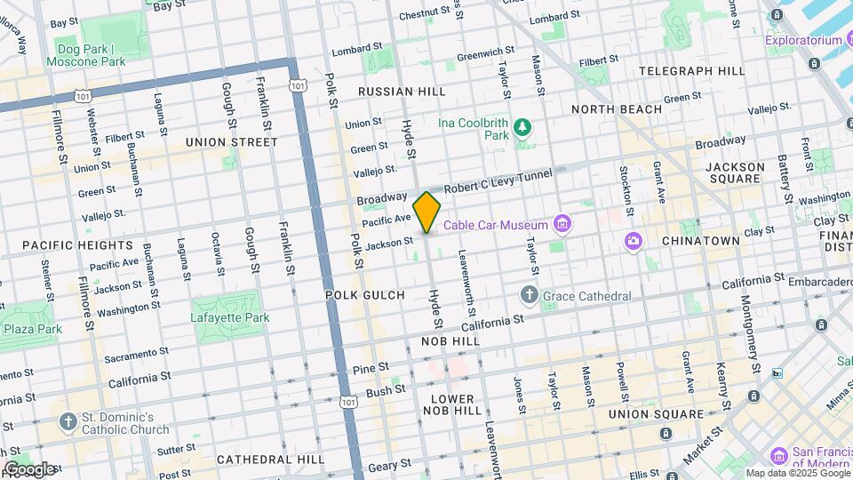 1465 Hyde St Map and Location Details