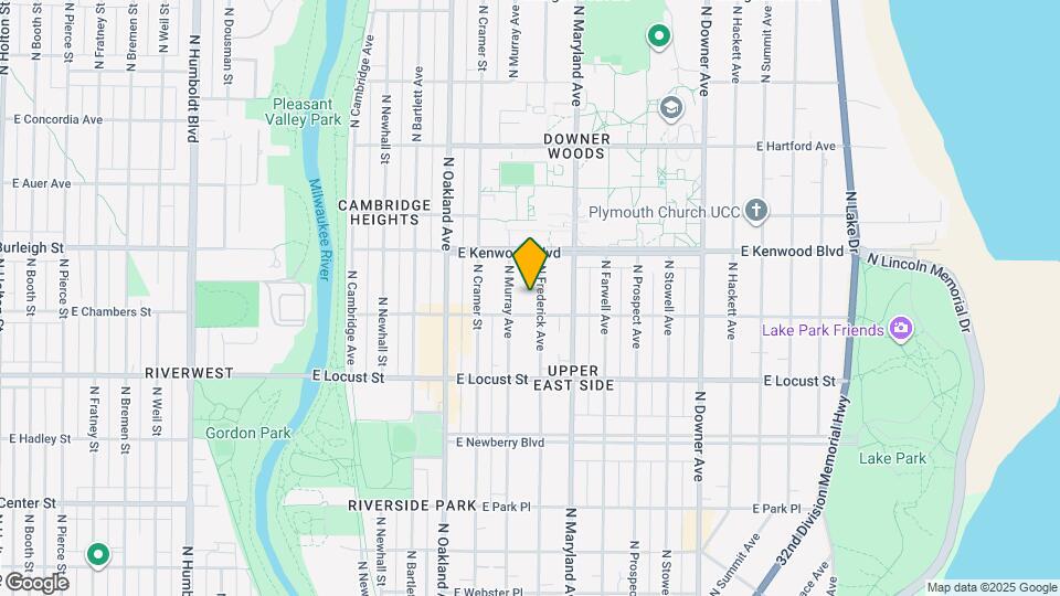 3019 N Frederick Ave, Unit 3021 Mapa y Detalles de la Ubicación