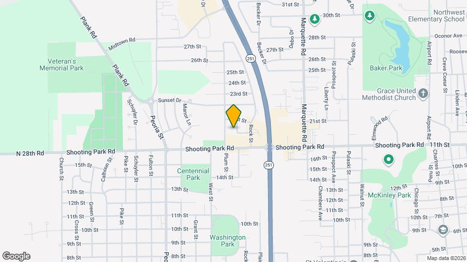 1320 Maple Dr Map and Location Details