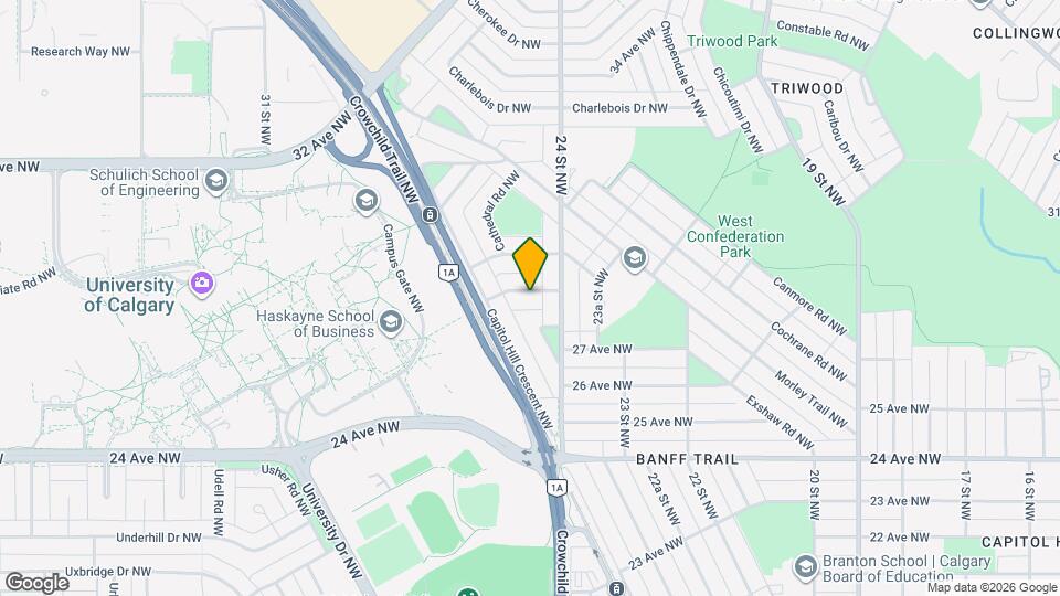 3411 Cascade Rd NW Map and Location Details