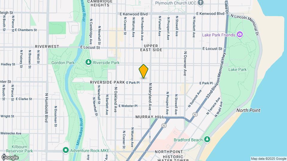2706 N Frederick Ave Mapa y Detalles de la Ubicación