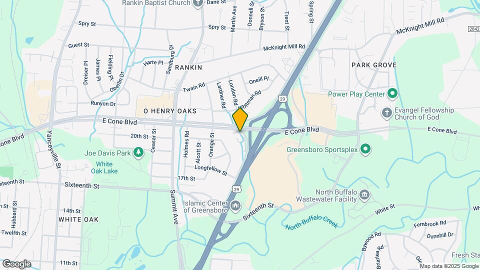 2829 N Ohenry Blvd Mapa y Detalles de la Ubicación