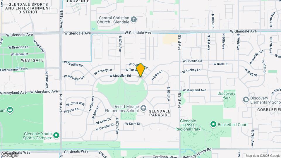 6609 N 85th Dr Map and Location Details