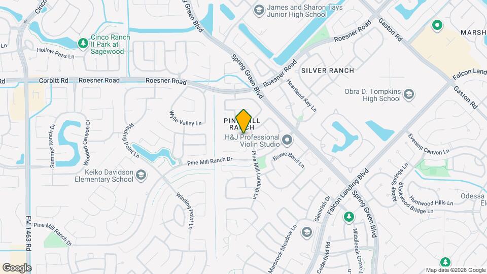 26602 Boulder Cove Ct Map and Location Details