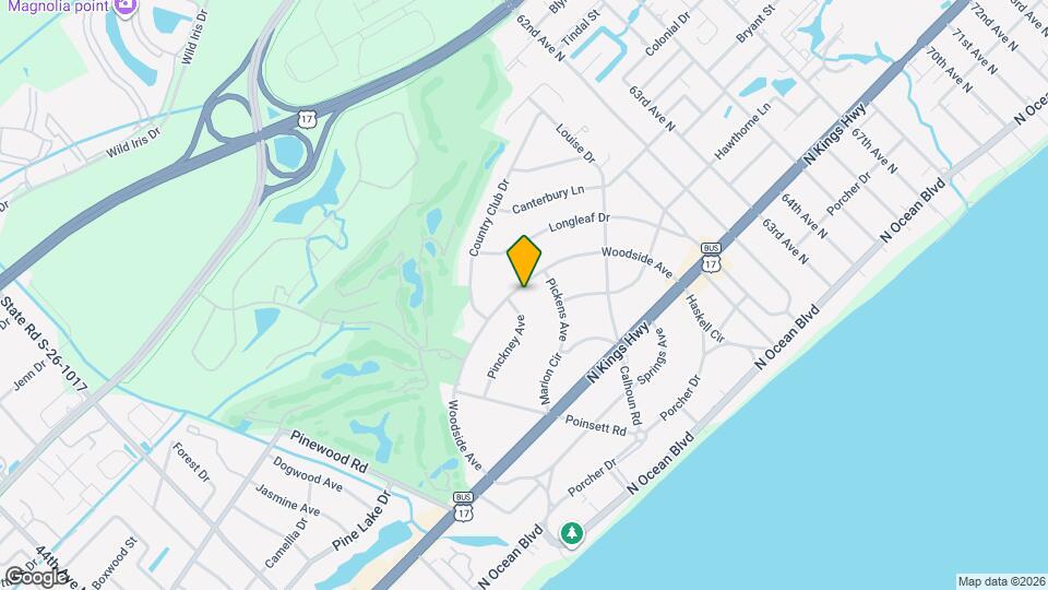 5704 Woodside Ave Map and Location Details