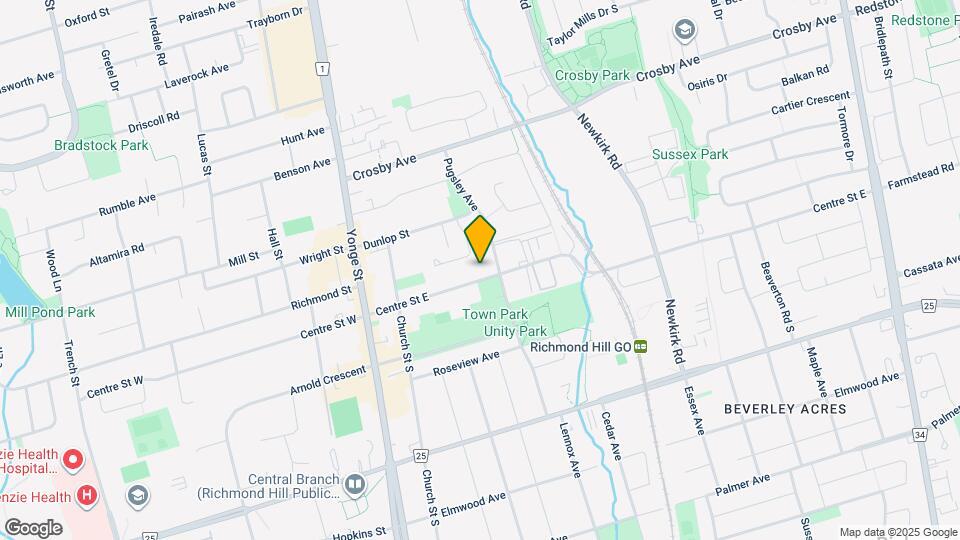 109 Centre St E Map and Location Details