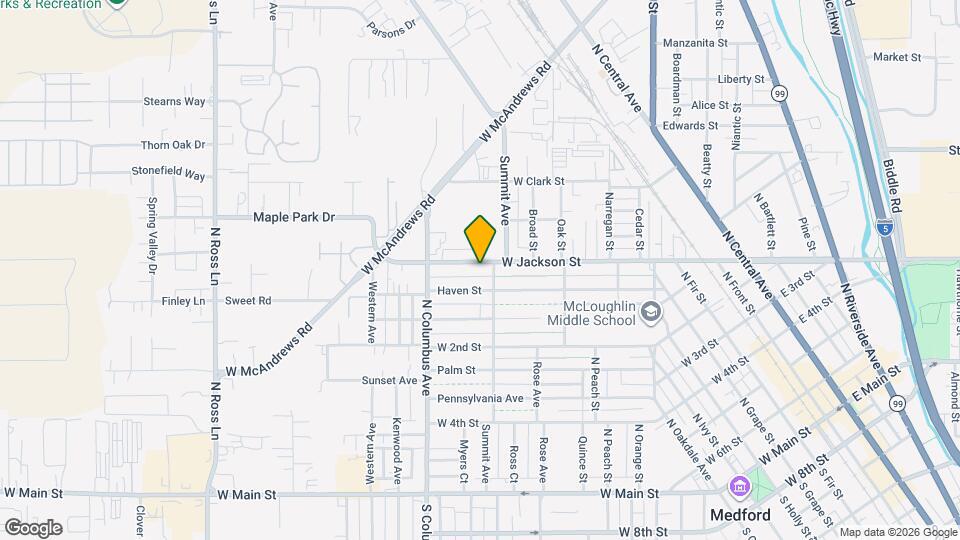 709 W Jackson St Map and Location Details