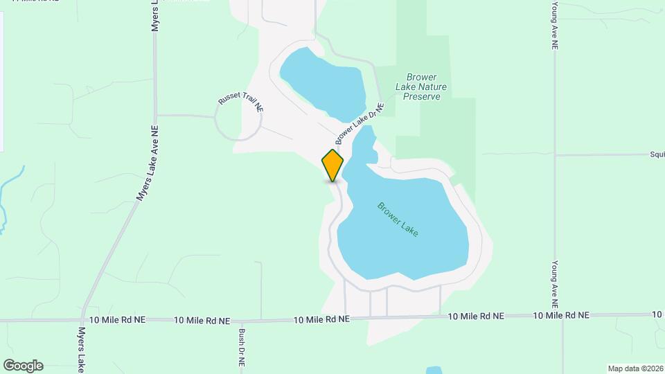 8735 Brower Lake Rd NE Map and Location Details