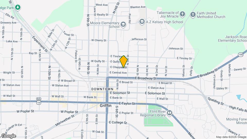 222 E Chappell St Map and Location Details