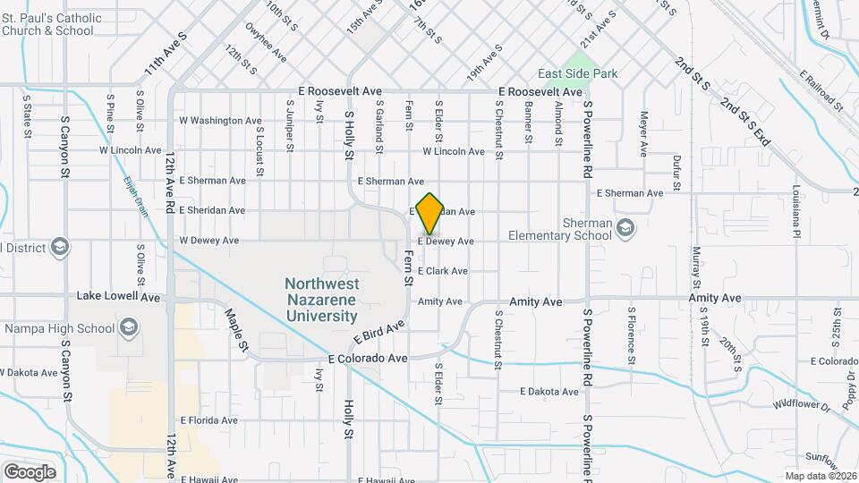 923-923 E Dewey Ave Map and Location Details