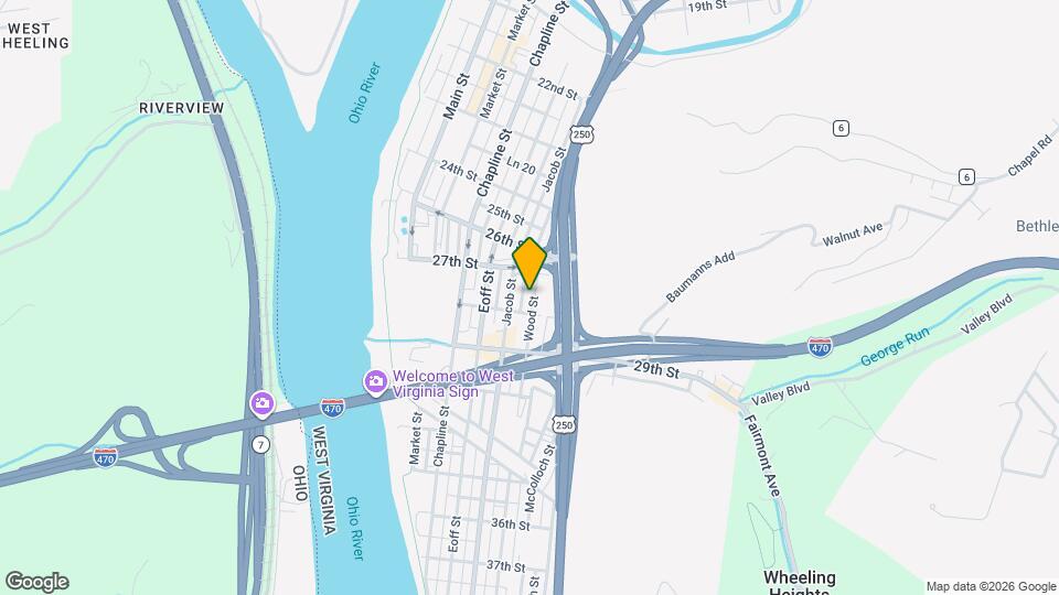 2721 Wood St, Unit upstairs Mapa y Detalles de la Ubicación