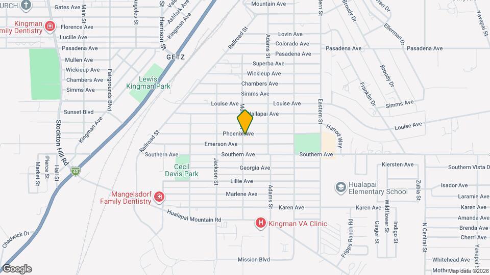 2604 Phoenix Ave Map and Location Details