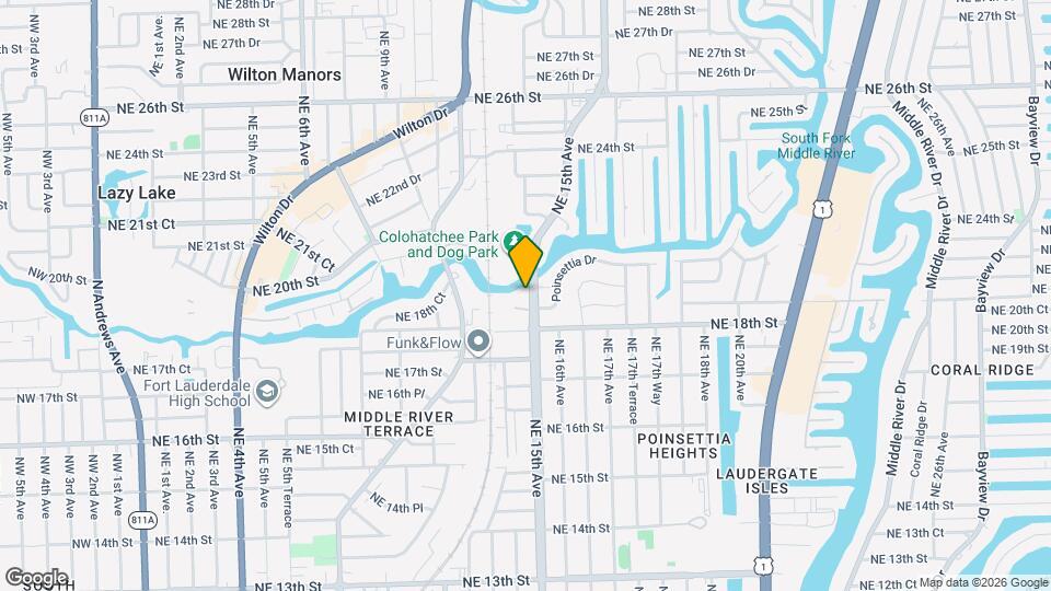 1987 NE 15th Ave Map and Location Details