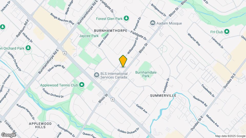 1525 Bloor St E Map and Location Details