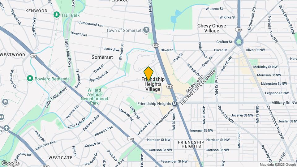 5500 Friendship Blvd Mapa y Detalles de la Ubicación