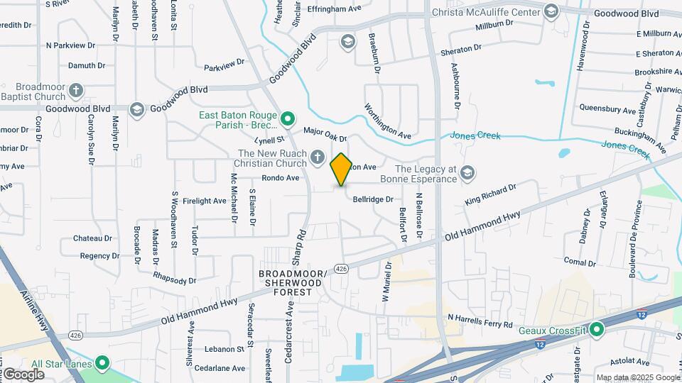 1656 Bellridge Dr Map and Location Details
