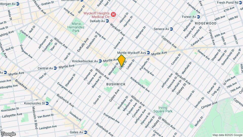 519 Knickerbocker Ave Map and Location Details