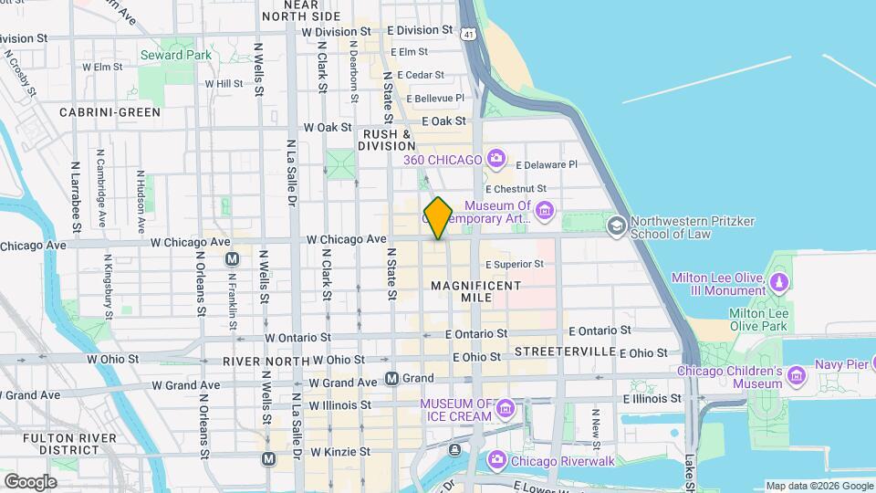 5 E Huron St Mapa y Detalles de la Ubicación